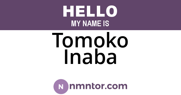 Tomoko Inaba