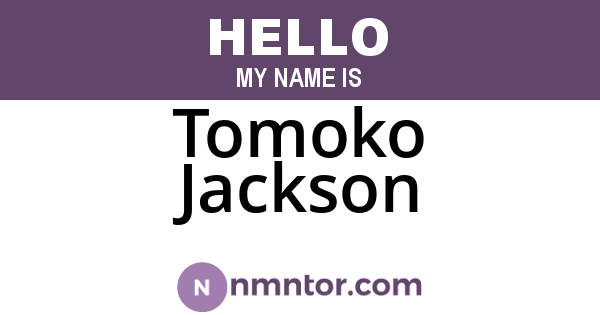 Tomoko Jackson