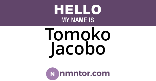 Tomoko Jacobo