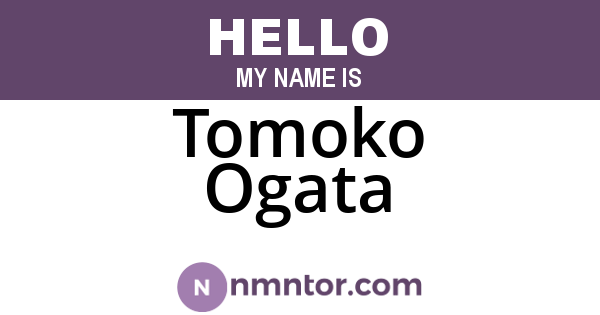 Tomoko Ogata