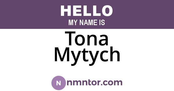 Tona Mytych