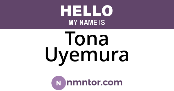 Tona Uyemura