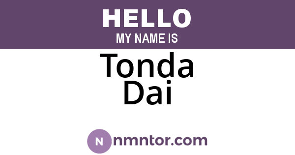 Tonda Dai
