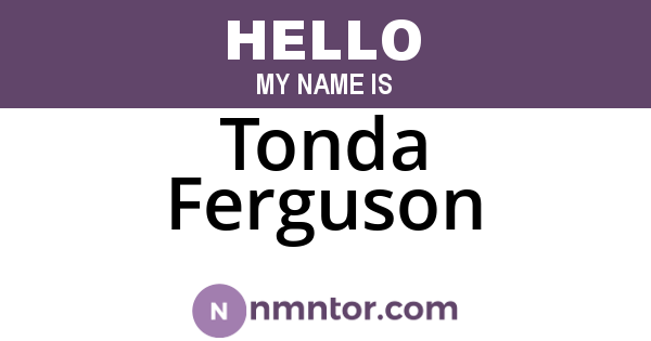 Tonda Ferguson