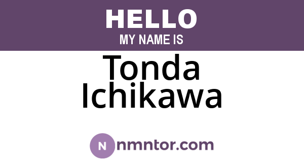Tonda Ichikawa