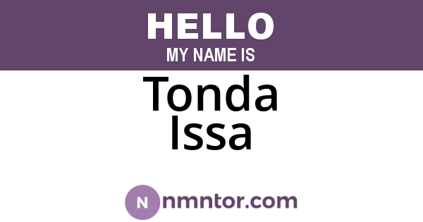 Tonda Issa