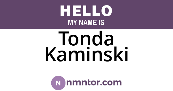 Tonda Kaminski
