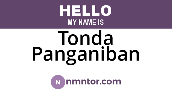Tonda Panganiban