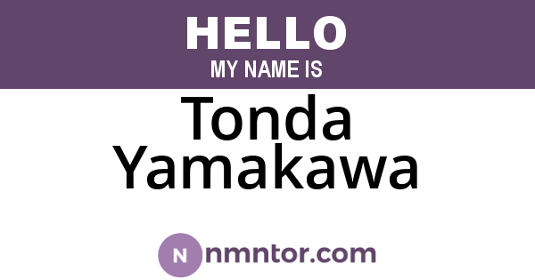 Tonda Yamakawa
