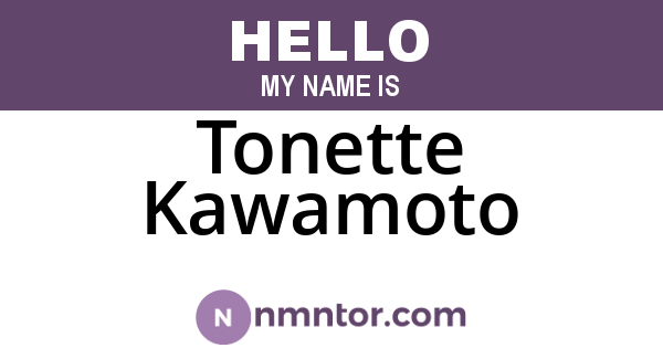 Tonette Kawamoto