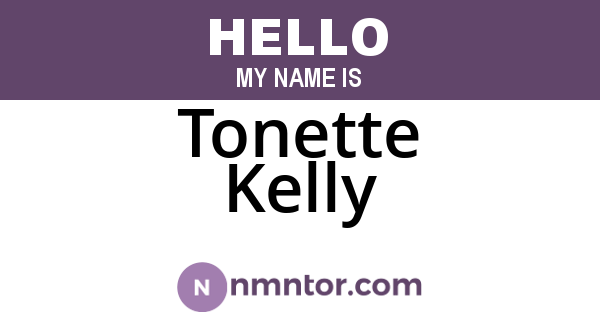 Tonette Kelly