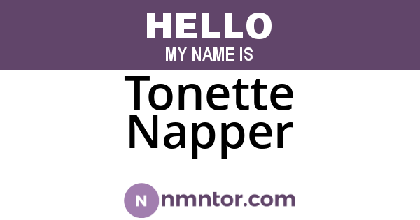 Tonette Napper
