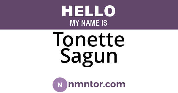 Tonette Sagun