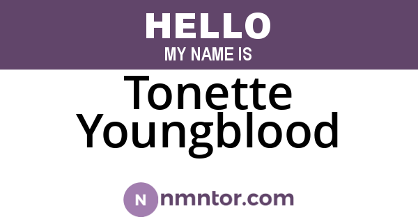 Tonette Youngblood