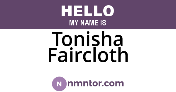 Tonisha Faircloth