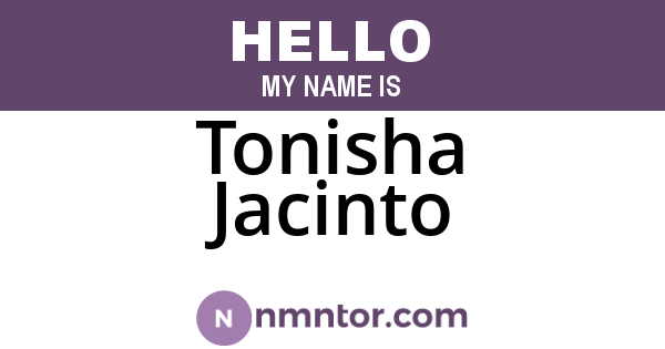 Tonisha Jacinto