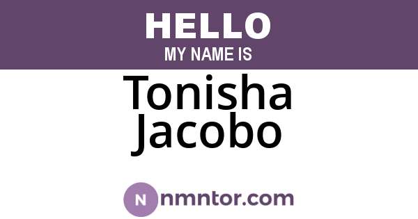 Tonisha Jacobo