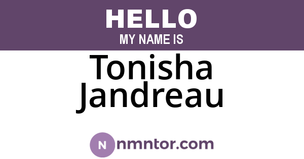 Tonisha Jandreau