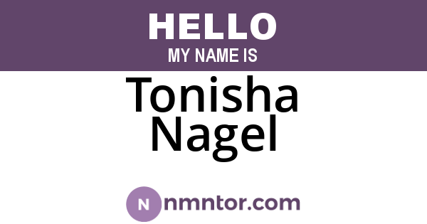 Tonisha Nagel