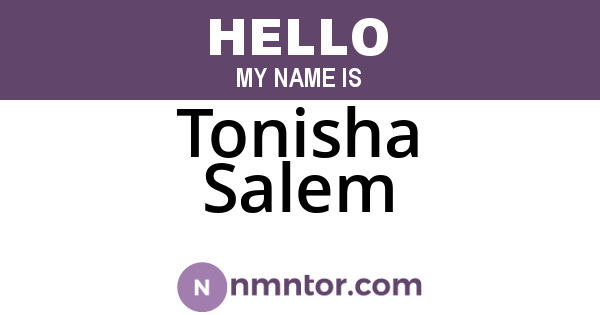 Tonisha Salem