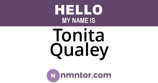 Tonita Qualey