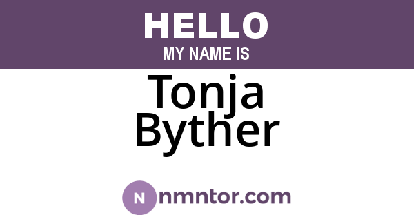Tonja Byther