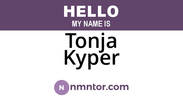 Tonja Kyper