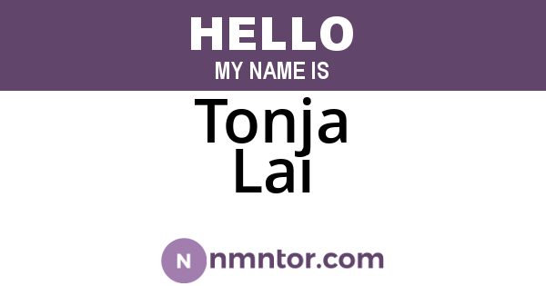 Tonja Lai