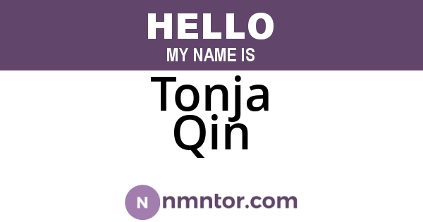 Tonja Qin