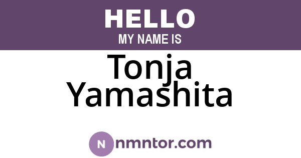 Tonja Yamashita