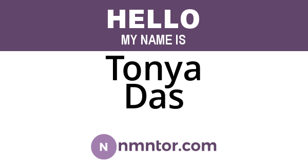 Tonya Das