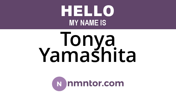 Tonya Yamashita