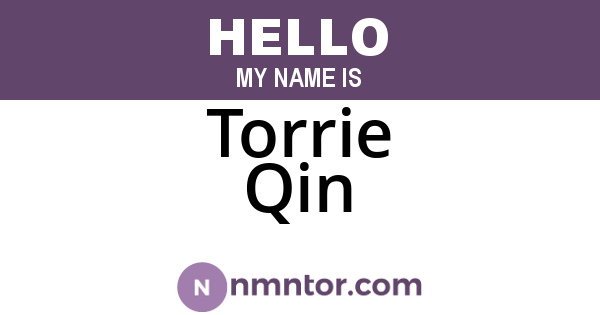 Torrie Qin