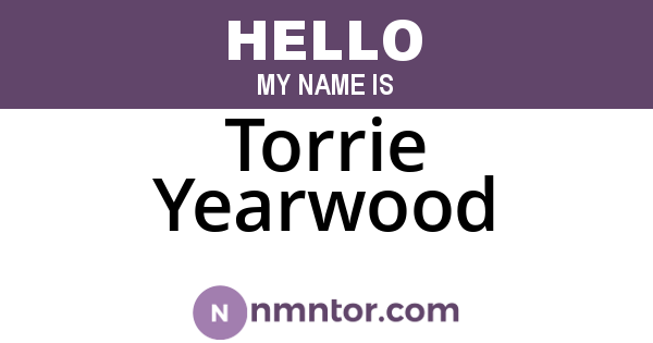 Torrie Yearwood