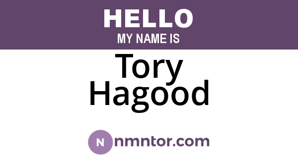 Tory Hagood