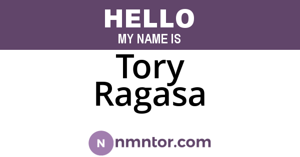 Tory Ragasa