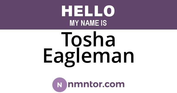 Tosha Eagleman