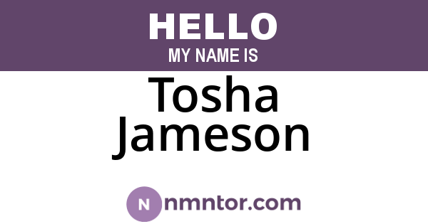 Tosha Jameson