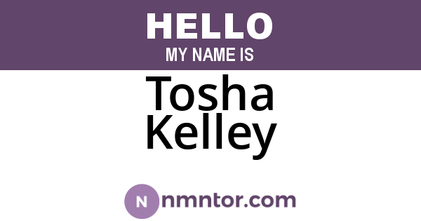 Tosha Kelley