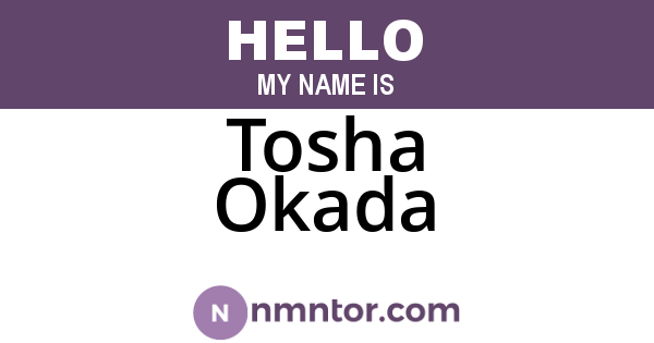 Tosha Okada