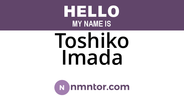 Toshiko Imada