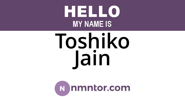 Toshiko Jain