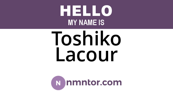 Toshiko Lacour