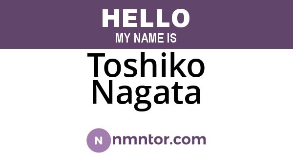 Toshiko Nagata