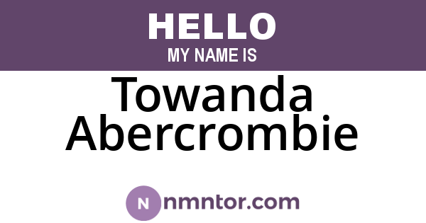 Towanda Abercrombie