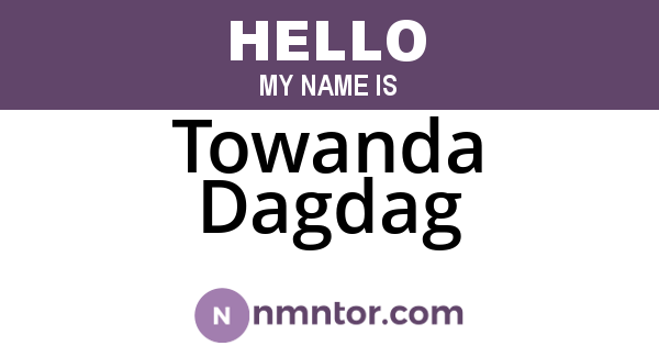 Towanda Dagdag