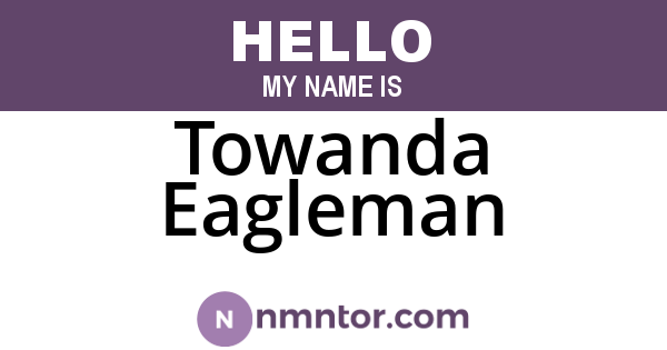 Towanda Eagleman