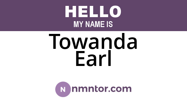 Towanda Earl