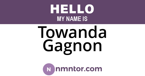 Towanda Gagnon