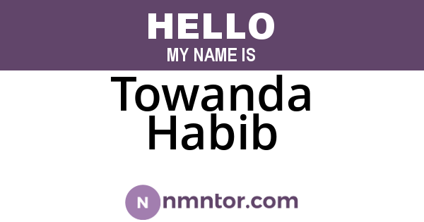 Towanda Habib